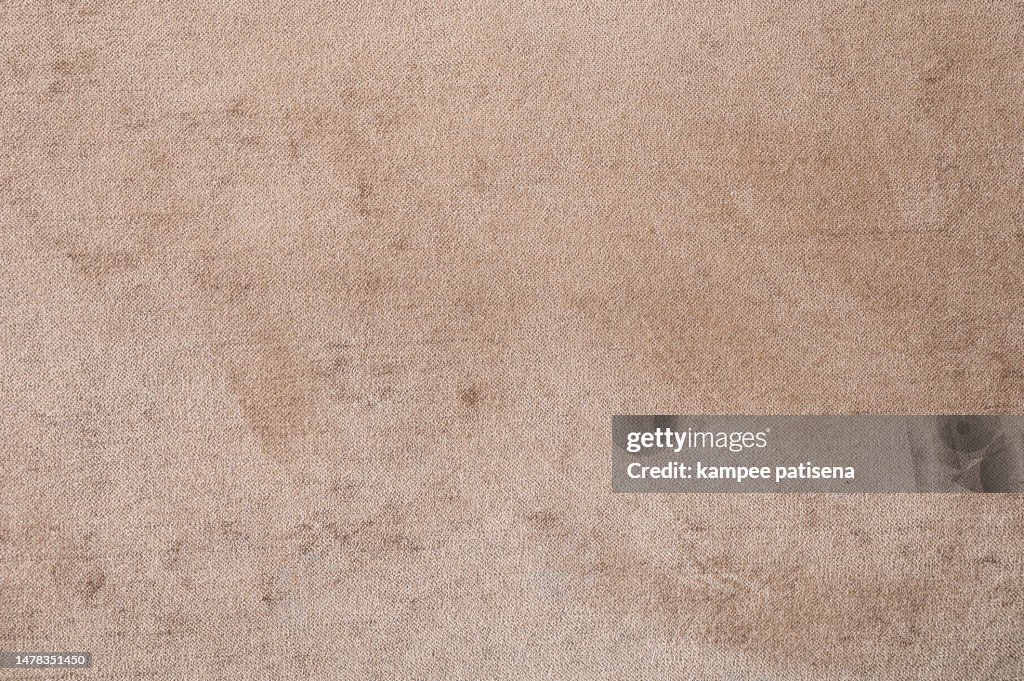 Brown velvet leather sofa surface background
