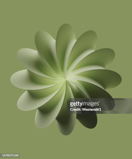 abstract shape against green background - ergonomics stock illustrations