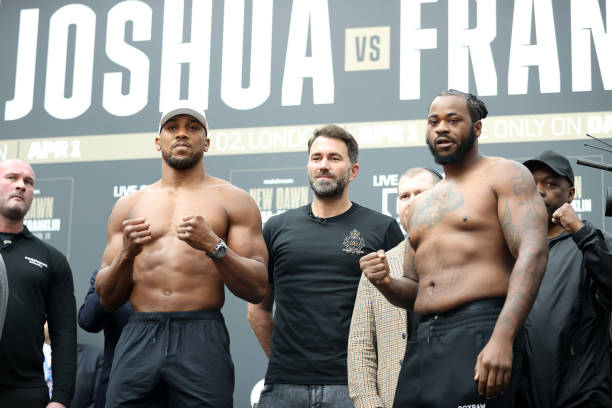 GBR: Anthony Joshua v Jermaine Franklin Weigh-In