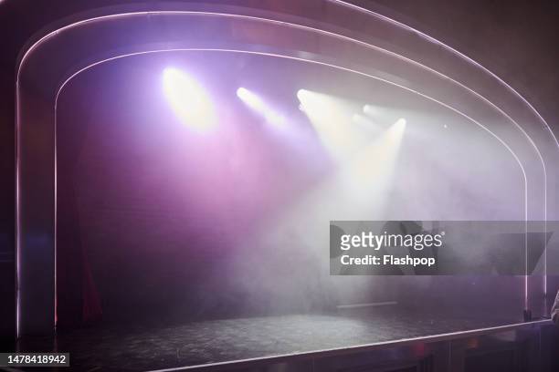 stage at a music venue - gel effect stock pictures, royalty-free photos & images