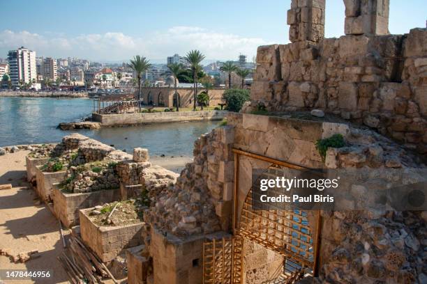Zidon Sea Castle Of Sidon Photos and Premium High Res Pictures - Getty Images