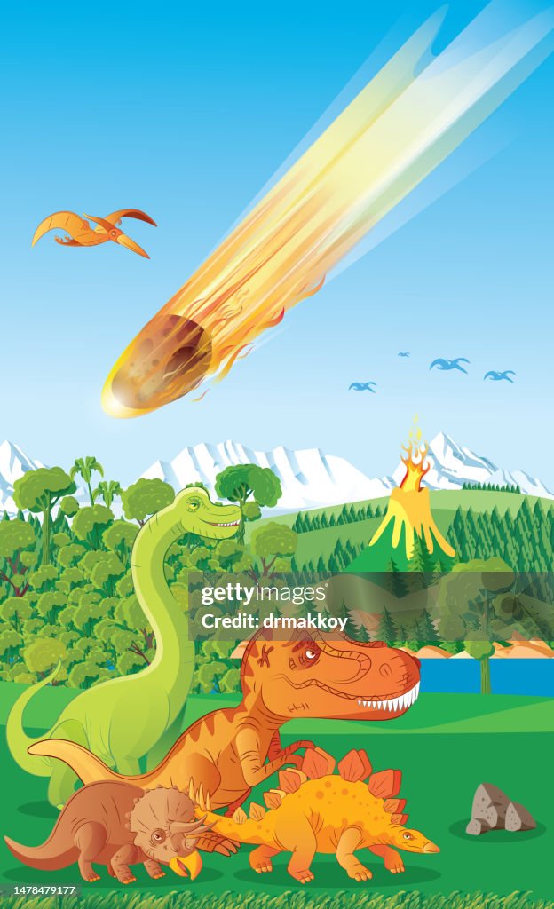 Aussterben von Asterioden und Dinosauriern