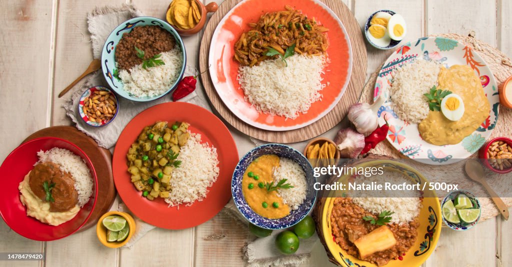 Peruvian food buffet table Assorted dishes gourmet cuisine Peru traditional,Peru