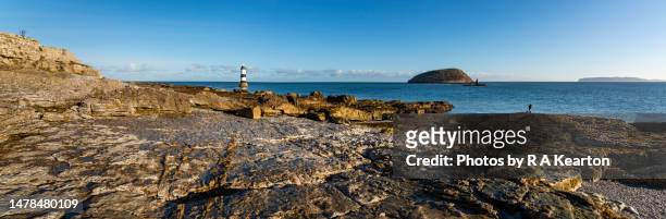 penmon point, anglesey, north wales - a point stock pictures, royalty-free photos & images
