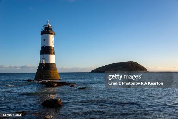 penmon point, anglesey, north wales - a point stock pictures, royalty-free photos & images