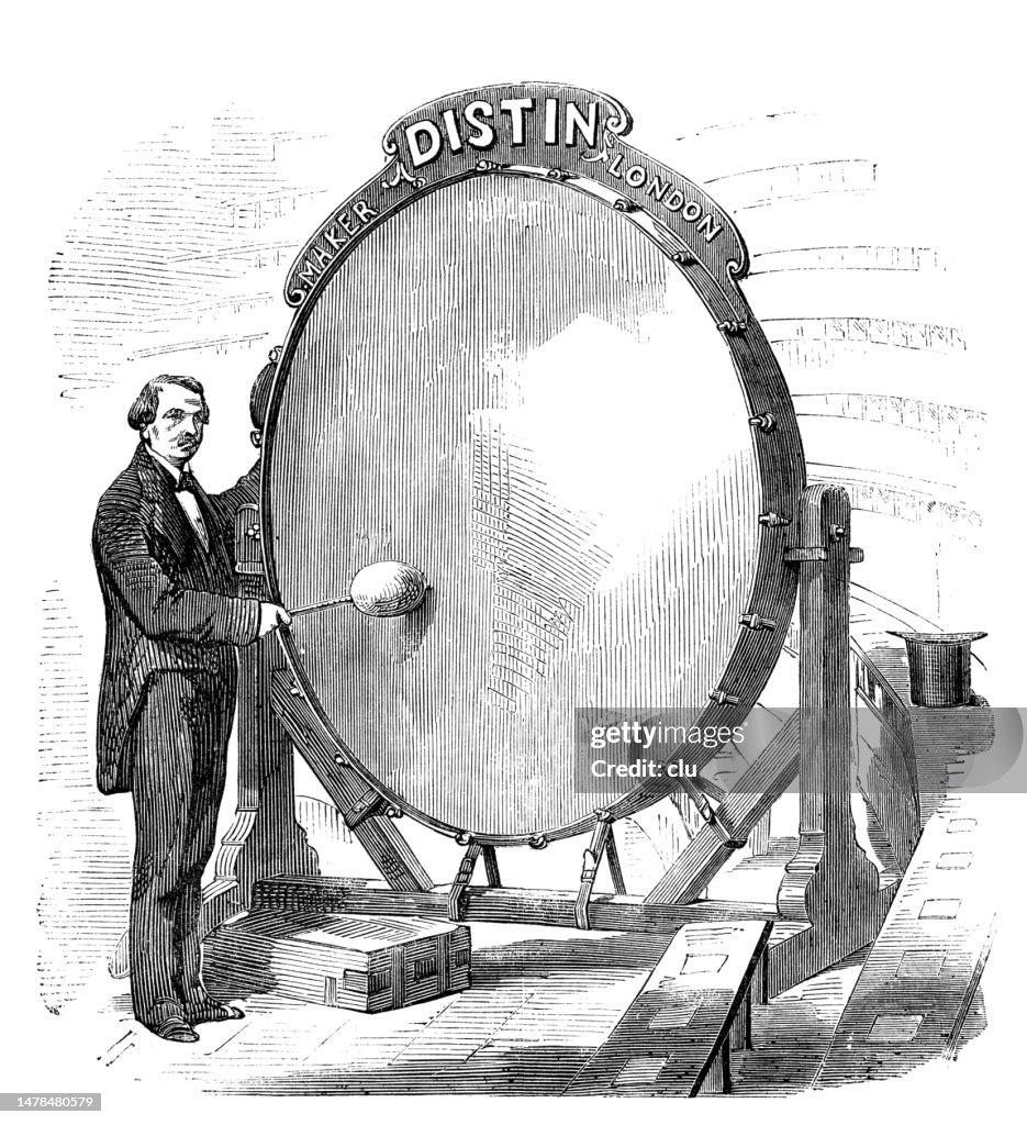 Distin's monster drum at the Handel festival
