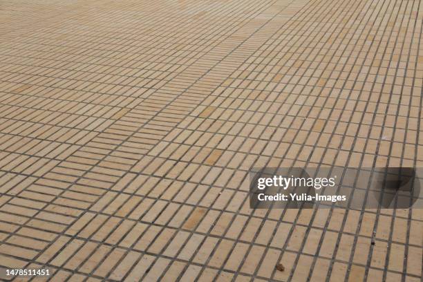 background texture of an orange face brick wall - beige brick stock pictures, royalty-free photos & images