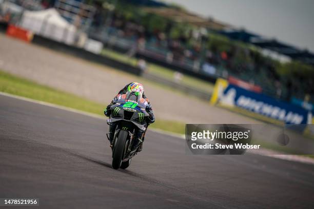 Franco Morbidelli of Italy and Monster Energy Yamaha MotoGP rides during the free practice session of the MotoGP Gran Premio Michelin de la República...