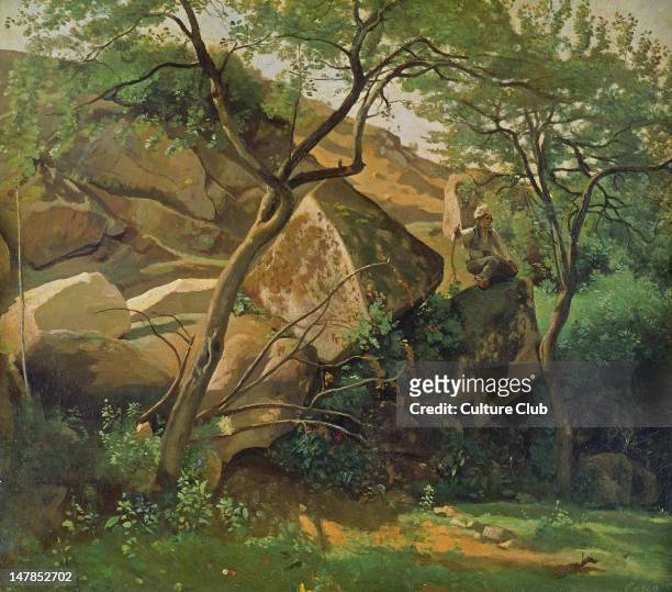 Rocks at Fontainebleau, 1842