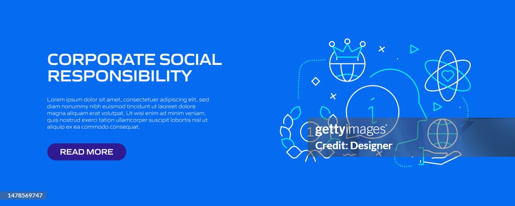 Csr Project Banner Design Corporate Social Responsibility Related Banner Design For Web Page ...