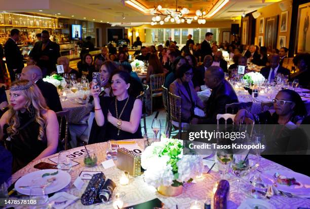 Guests attend the Dionne Warwick Gala for Bowie State University at Cafe Milano on March 31, 2023 in Washington, DC.