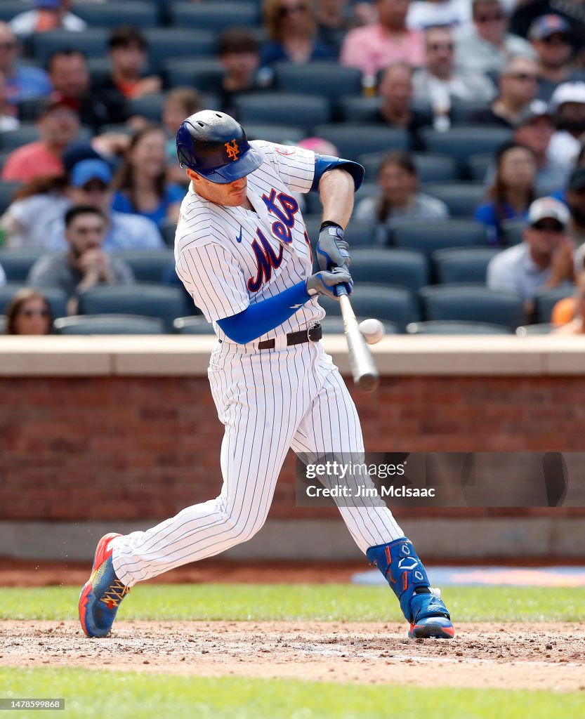 Mets Rattle Mark Canha of the New York Mets in action against the Colorado... News ...