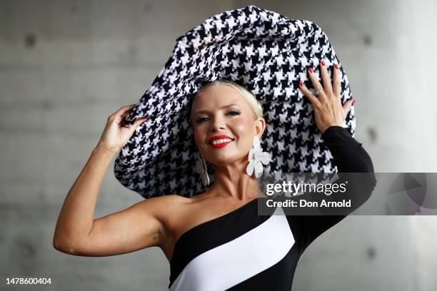 Stacey Hemera Roberts attends the Championships Day 1 at Royal Randwick Racecourse on April 01, 2023 in Sydney, Australia.