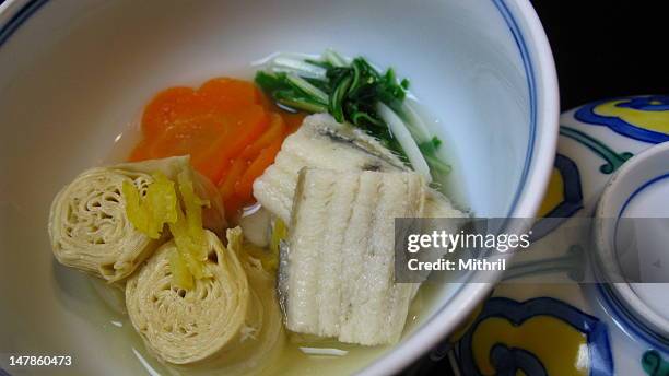 japanese kaiseki - bollito foto e immagini stock
