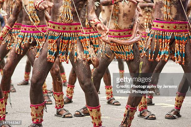 festival streetdance - dinagyang festival stock pictures, royalty-free photos & images