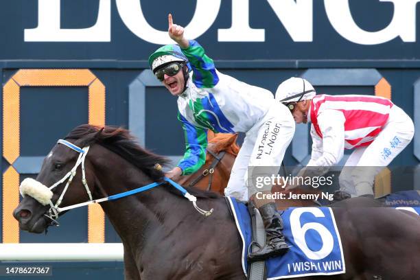 Luke Nolen riding I Wish I Win wins Race 7 Furphy T J Smith Stakes in "The Star Championships Day 1" during Sydney Racing at Royal Randwick...