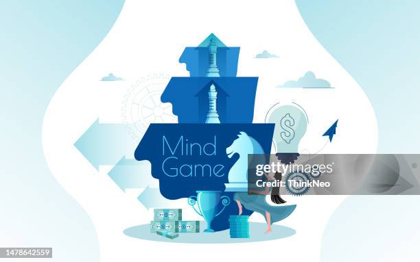finding new ideas. problem solving. vector illustration banner. - talent acquisition stock illustrations