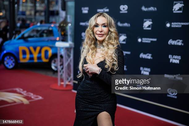 Dolly Buster attends the Radio Regenbogen Award 2023 at Europa-Park Arena on March 31, 2023 in Rust, Germany.