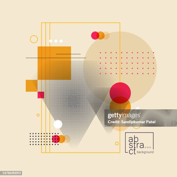 ilustraciones, imágenes clip art, dibujos animados e iconos de stock de fondo geométrico abstracto retro. - modern art