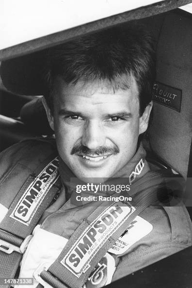Tim Steele gets set for an ARCA race at Toledo Speedway, one of the ...