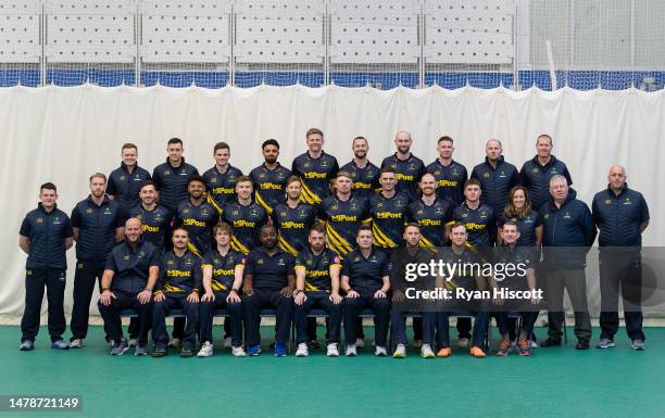 Back Row; Tom Gilpin, Assistant Physiotherapist of Glamorgan CCC, Chris Hardy, Lead Analyst of Glamorgan CCC, Andy Gorvin, Zain-ul-Hassan, Timm van...