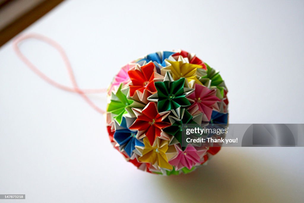 Origami ball