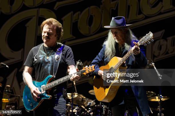 Tom Johnston and Patrick Simmons of The Doobie Brothers perform at Bluesfest Perth 2023 on April 1, 2023 in Perth, Australia.