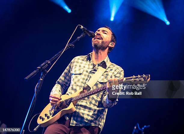 James Mercer of The Shins performs on day one of Roskilde Festival on July 5, 2012 in Roskilde, Denmark.