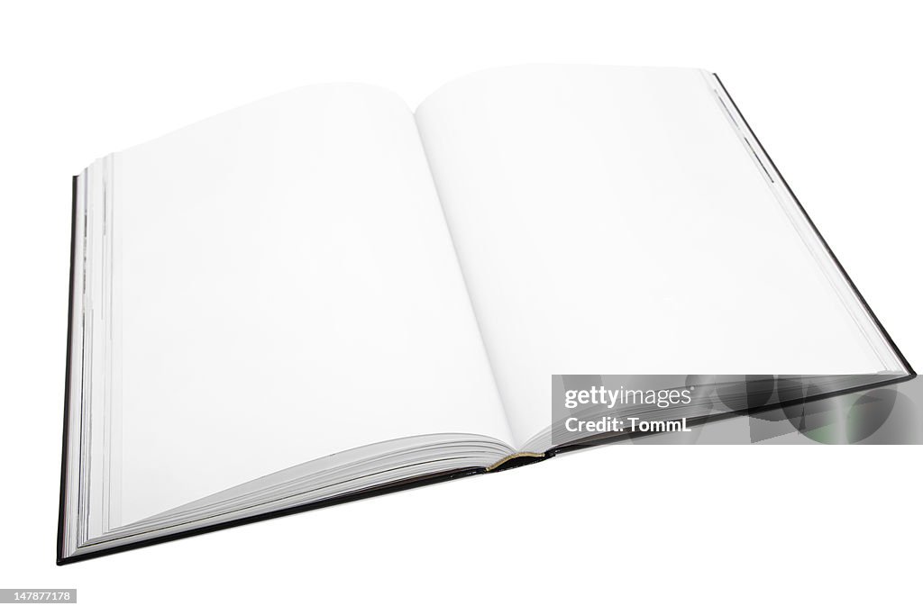 Blank Empty Book Pages High-Res Stock Photo - Getty Images