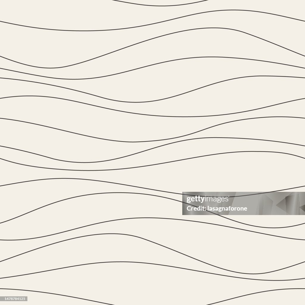 Seamless Vector Wave Pattern