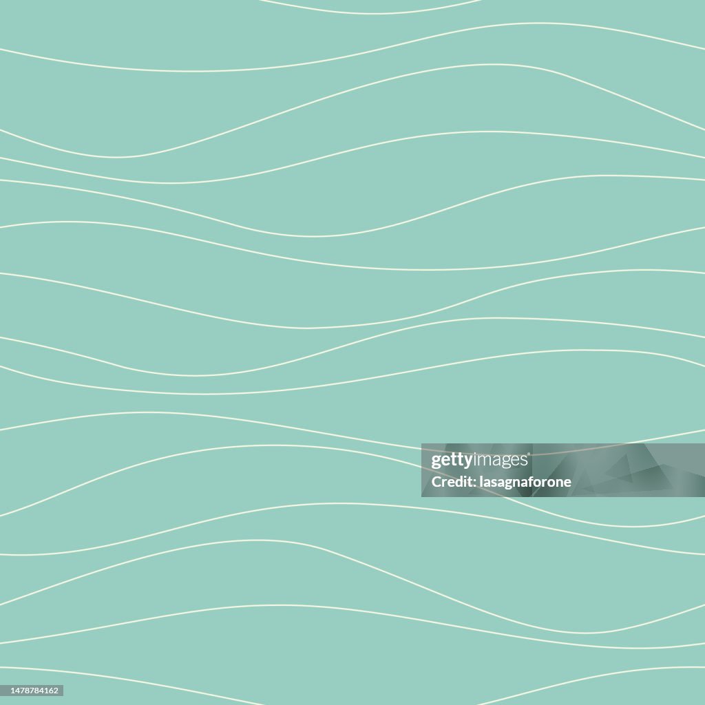 Seamless Vector Wave Pattern