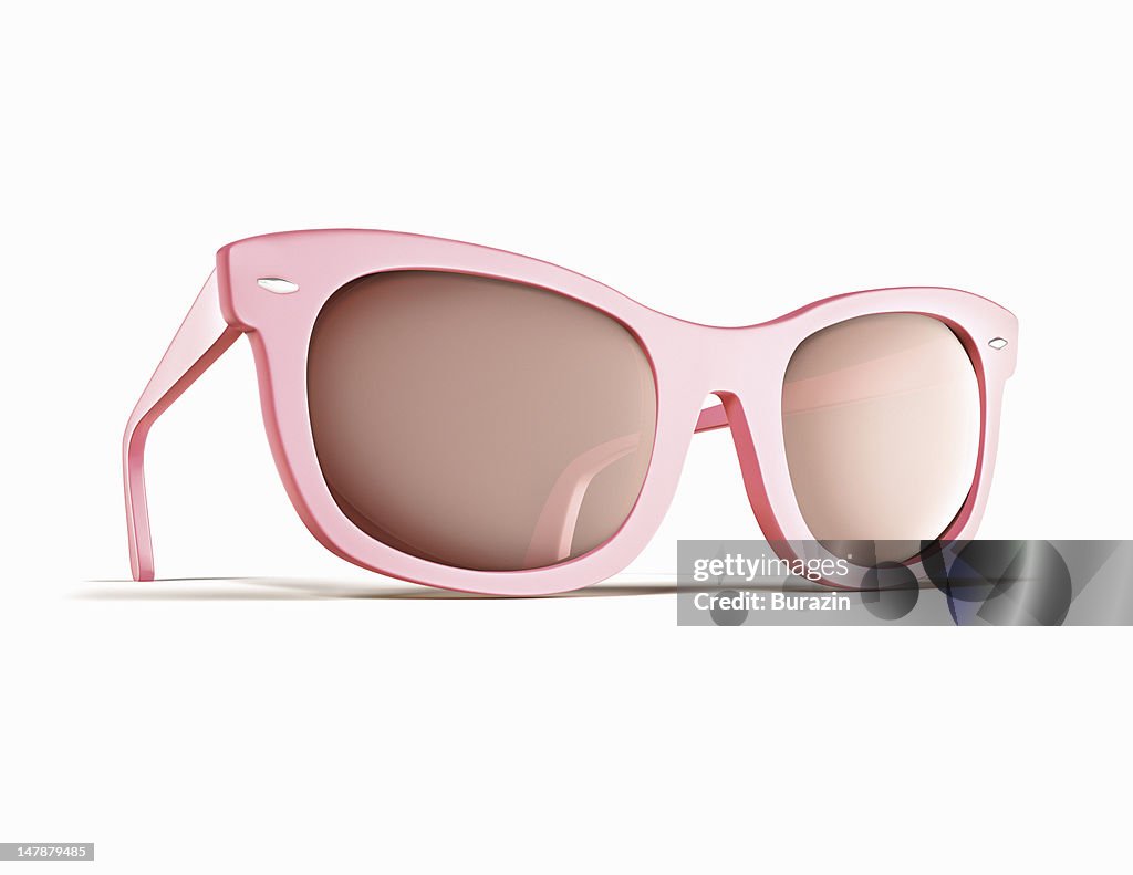 Pink retro sunglasses