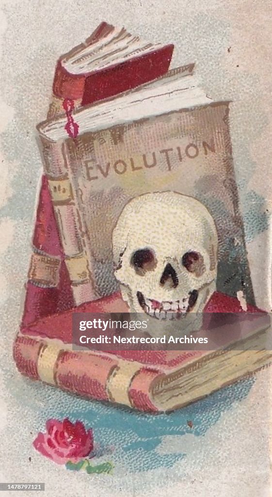 Evolution, W Duke Sons & Co collectible tobacco card, 1888