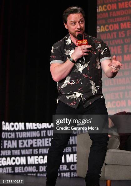 Actor James McAvoy attends MegaCon Orlando 2023 at Orange County ...