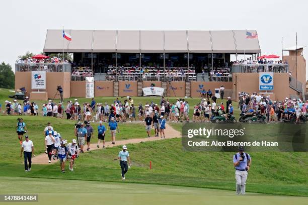 General view of the 16th tee during the third round of the Valero Texas Open at TPC San Antonio on April 01, 2023 in San Antonio, Texas.