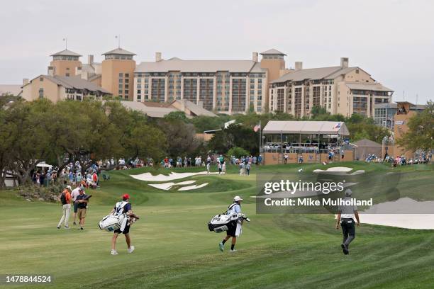 Scenic view of the on the 15th hole hole during the third round of the Valero Texas Open at TPC San Antonio on April 01, 2023 in San Antonio, Texas.