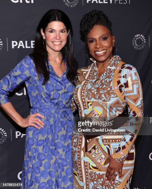 President & CEO of The Paley Center for Media Maureen J. Reidy and Sheryl Lee Ralph attend PaleyFest LA 2023 - "Abbott Elementary" at Dolby Theatre...