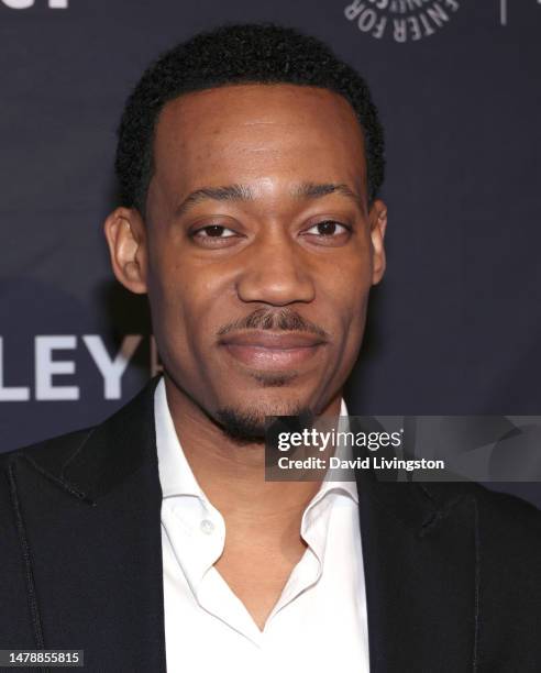 Tyler James Williams attends PaleyFest LA 2023 - "Abbott Elementary" at Dolby Theatre on April 01, 2023 in Hollywood, California.