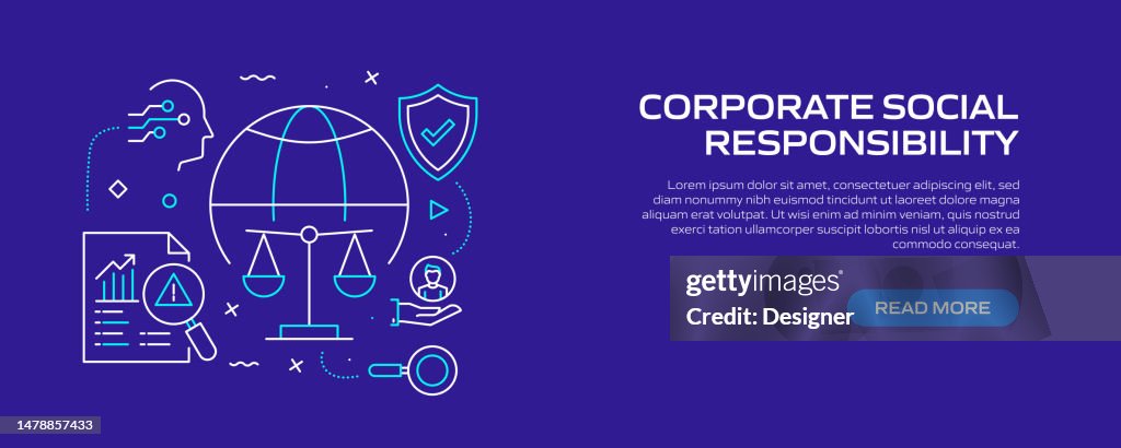 Csr Project Banner Design Corporate Social Responsibility Related Banner Design For Web Page ...