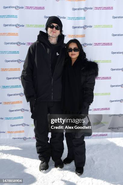 Demi Lovato and Jutes attend Operation Smile's 11th annual Celebrity Ski & Smile Challenge presented by Alphapals, Barefoot Dreams and the St. Regis...