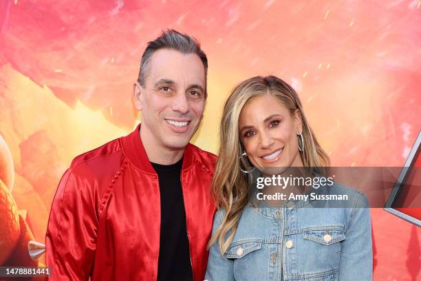 Sebastian Maniscalco and Lana Gomez attend a Special Screening of Universal Pictures' "The Super Mario Bros. Movie" at Regal LA Live on April 01,...