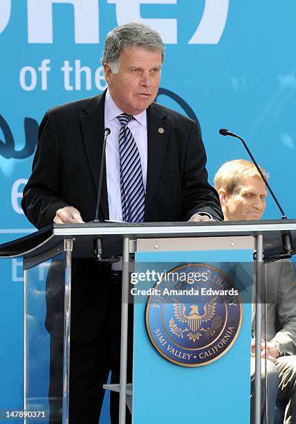 Archivist of the United States David Ferriero attends the grand opening of D23 Presents Treasures Of The Walt Disney Archives at The Ronald Reagan...