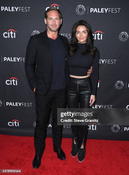 Josh Lucas and Brianna Ruffalo arrives at the PaleyFest LA 2023 - "Yellowstone" at Dolby Theatre on April 01, 2023 in Hollywood, California.