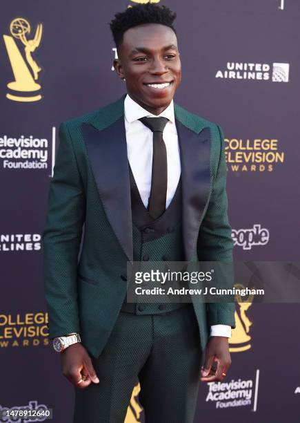 Olly Sholotan attends 42nd Television Awards at Television Academy's Wolf Theatre at the Saban Media Center on April 01, 2023 in North Hollywood,...