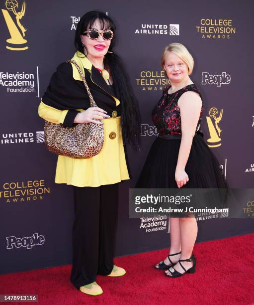 Loreen Arbus and Lauren Potter attends 42nd Television Awards at Television Academy's Wolf Theatre at the Saban Media Center on April 01, 2023 in...