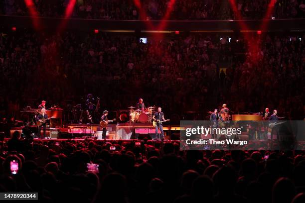 Bruce Springsteen performs at Madison Square Garden on April 01, 2023 in New York City.