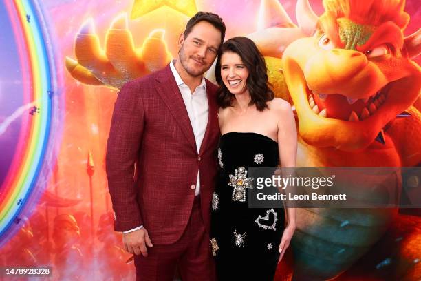 Chris Pratt and Katherine Schwarzenegger attend special screening of Universal Pictures' "The Super Mario Bros. Movie" at Regal LA Live on April 01,...
