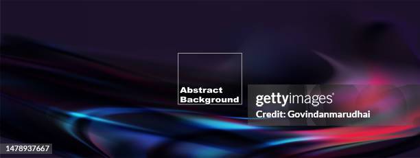 illustrazioni stock, clip art, cartoni animati e icone di tendenza di sfondo astratto di flusso giallo e rosso, blu, viola. - liscio