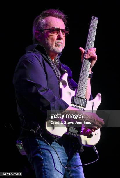 Buck Dharma of Blue Oyster Cult performs at Thunder Valley Casino Resort on April 01, 2023 in Lincoln, California.