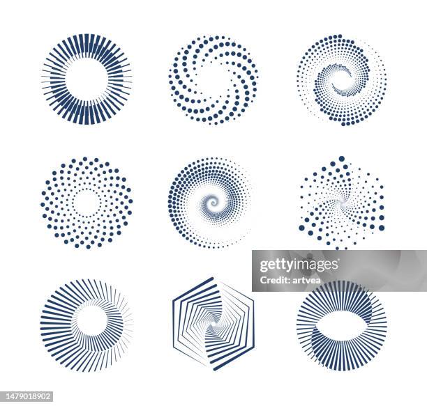 logo elements design - circle logo stock illustrations